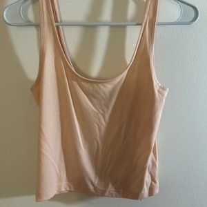 Forever 21 light pink tank cropped top - size M